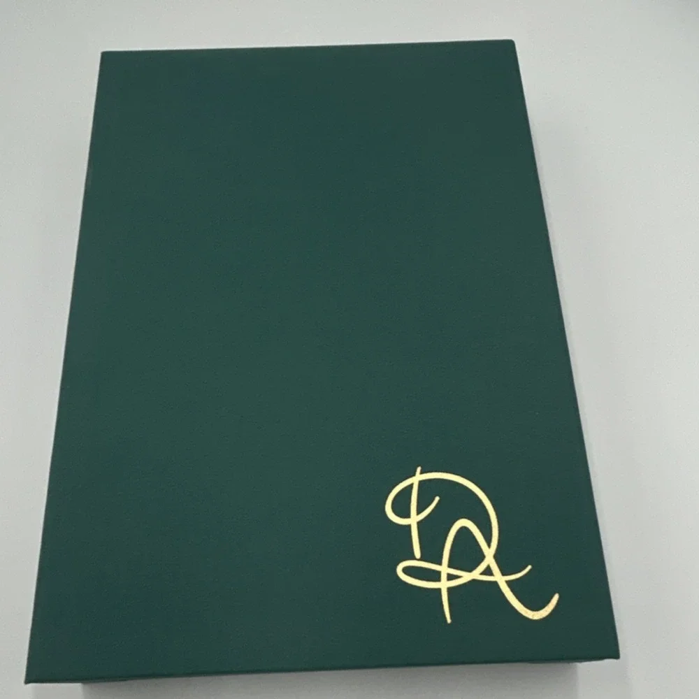 Dear Annabelle Notecard Set of 10 Gold & White w/ Matching Envelope all occasion